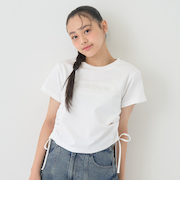 【LTXC】【接触冷感/ひんやり】エンボスドロストTシャツ