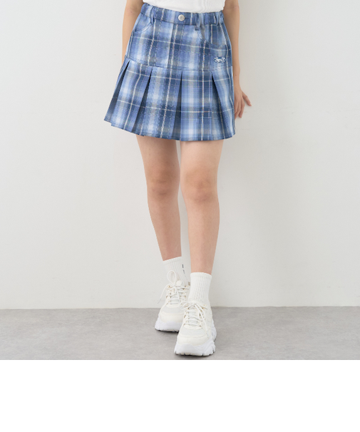 【7days】切替プリーツスカパン