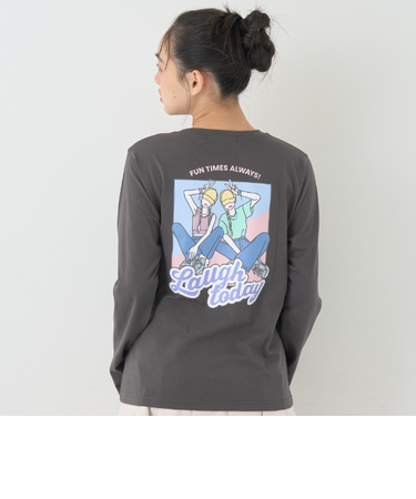 【7days】バックガールロンT