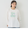 【7days】ロゴソデプリントルーズロンT