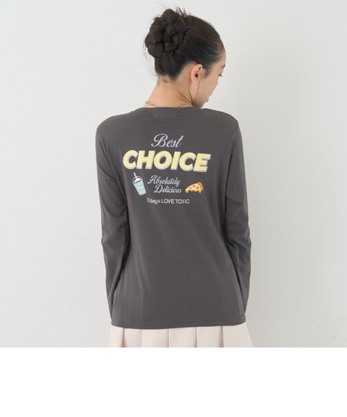 【7days】ピザモチーフロンT