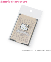 【ハローキティ】 ヒョウ柄ミニミラー