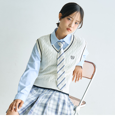 【卒服・セレモニー】【洗える】スクールニットベスト