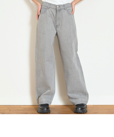 ストーンモチーフデニムパンツ