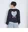 【LTXC】ハートバイカラー長袖Tシャツ