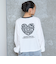 【LTXC】ハートバイカラー長袖Tシャツ