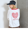 【LTXC】ハートバイカラー長袖Tシャツ