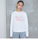 ロゴ刺しゅう長袖Tシャツ