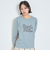 ロゴ刺しゅう長袖Tシャツ