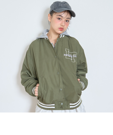 【7days】フードつきブルゾン