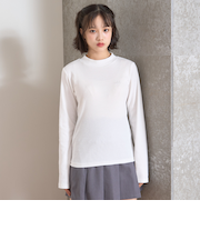 【吸湿発熱】テレコ長袖Tシャツ