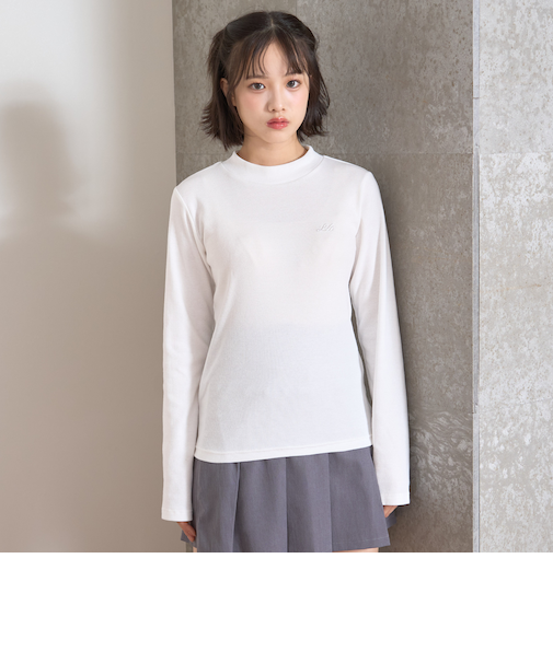 【吸湿発熱】テレコ長袖Tシャツ