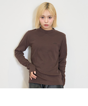 【吸湿発熱】テレコ長袖Tシャツ