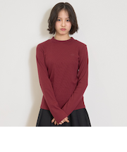 【吸湿発熱】テレコ長袖Tシャツ