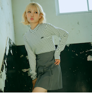 【吸湿発熱】テレコ長袖Tシャツ