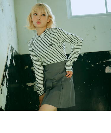 【吸湿発熱】テレコ長袖Tシャツ