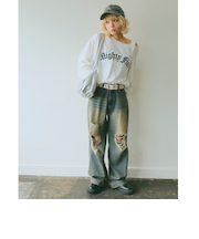 【LTXC】ワンショル長袖Tシャツ