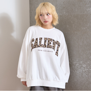【LTXC】柄ロゴアップリケルーズスウェット