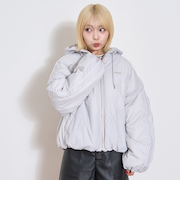 ライン裏キルトブルゾン