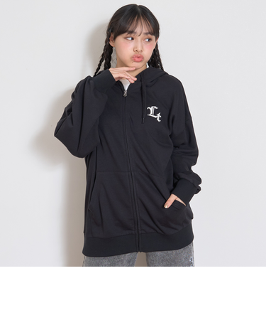 ルーズZIPパーカ