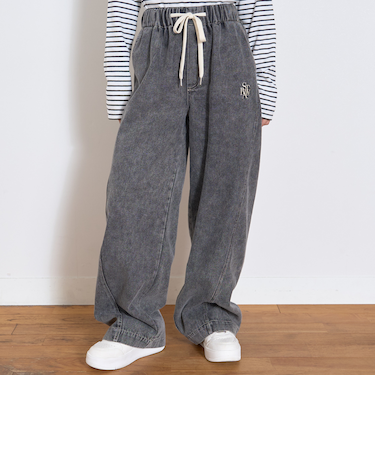 サマ見えイージープルオンパンツ