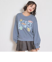 【7days】ロゴワッペントレーナー