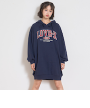 ルーズパーカワンピース