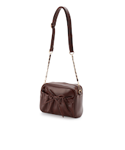 ギャザーポケットリボンショルダー