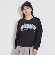 【7days】ロゴフラワートレーナー