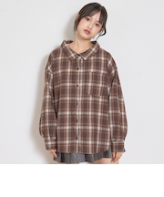 2WAY長袖チェックシャツSET
