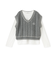 ケーブルニットTシャツSET