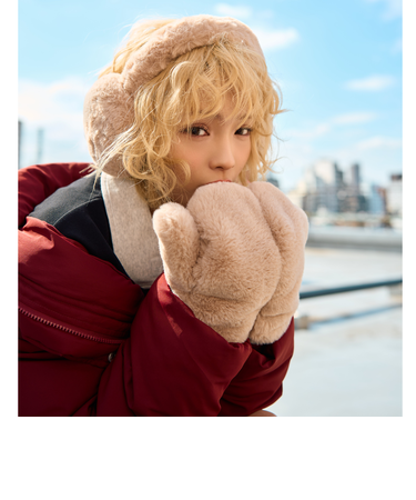 フェイクファー手袋