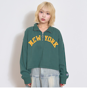 【Champion】ハーフZIPプルオーバー
