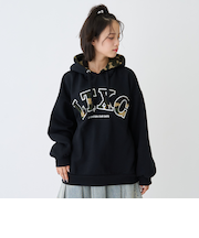 【LTXC】【綿100%】裏起毛ボアロゴパーカー