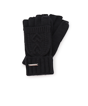 ケーブル編み手袋