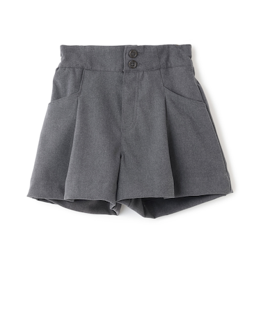 【起毛】美脚見えタックフレアキュロット