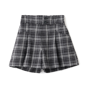 【起毛】美脚見えタックフレアキュロット