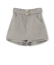 ベルトつきヘリンボ-ンペプラムスカパン