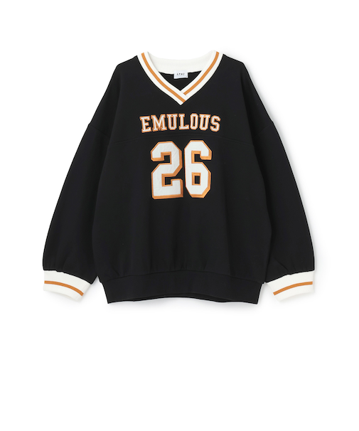 【LTXC】裏起毛ナンバールーズスウェット