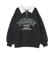 【LTXC】裏起毛ハーフジップスウェット