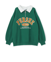 【LTXC】裏起毛ハーフジップスウェット