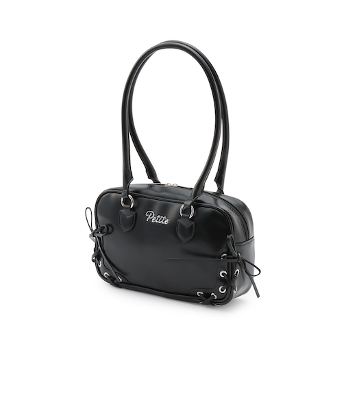 レースアップロングハンドルボストン