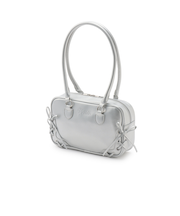 レースアップロングハンドルボストン