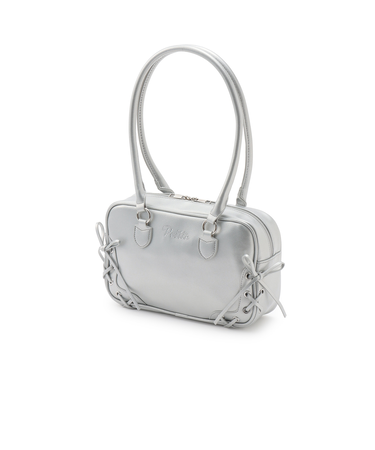 レースアップロングハンドルボストン