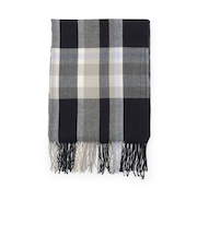 チェックマフラー