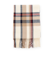 チェックマフラー