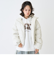 合皮パフィブルゾン