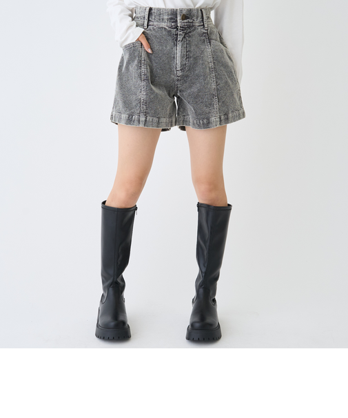 こなれ見えコーデュロイショートパンツ