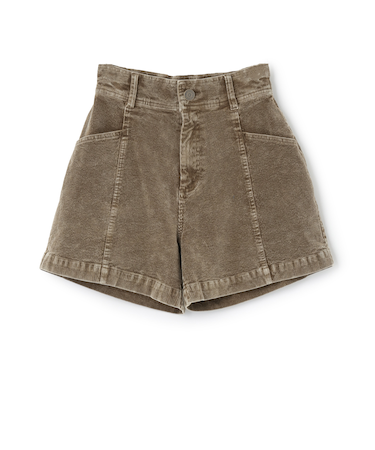 こなれ見えコーデュロイショートパンツ