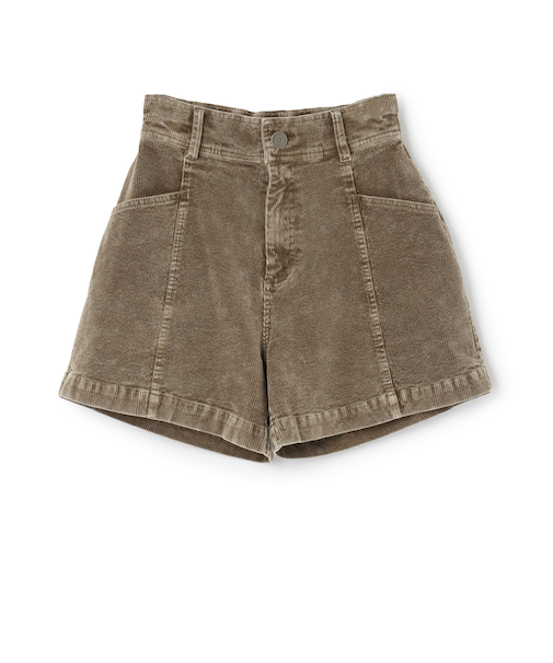 こなれ見えコーデュロイショートパンツ